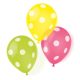 Farbe Dots Gepunkteter Ballon, 6er Pack 9 Zoll (22,8 cm)