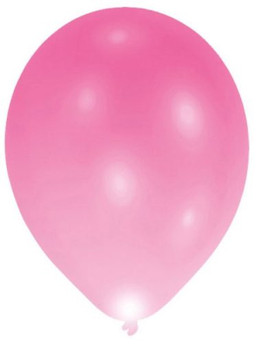 LED Luftballon (5 Stücke, 27,5 cm) Pink