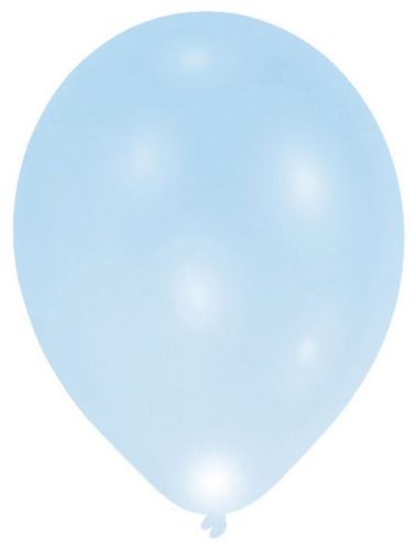 Farbe Blue Beleuchteter LED-Ballon, 5 Stück 11 Zoll (27,5 cm)