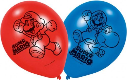 Super Mario Mushroom Ballon, Luftballon 6 Stück 9 Zoll (22,8 cm)