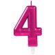 Nummer Pink Pinke Zahlenkerze - 4