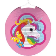 Einhorn Pink Lampion 25 cm