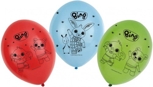Bing Red Ballon, Luftballon 6 Stück 11 Zoll (27,5cm)