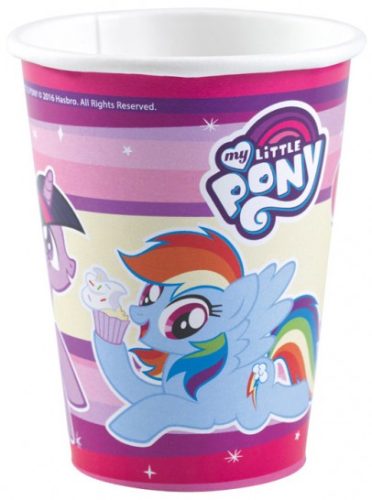 My Little Pony Rainbow Sparkle Pappbecher 8 Stück 250 ml