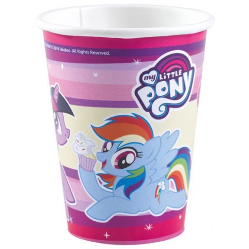 My Little Pony Rainbow Sparkle Papierbecher 8 Stk 250 ml