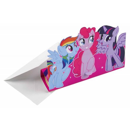 My Little Pony Rainbow Sparkle Party-Einladung 8 Stk.