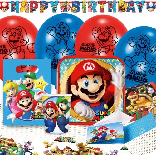 Super Mario Mushroom World Party Set 60 db