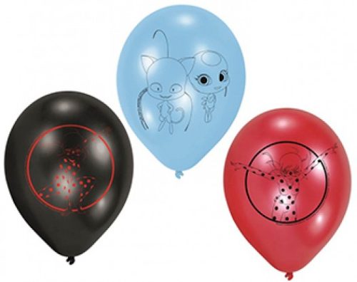 Miraculous Geschichten von Ladybug und Cat Noir City Luftballon 6 Stück 9 Zoll (22,8 cm)