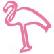 Flamingo Pink AusstechformTischtuch