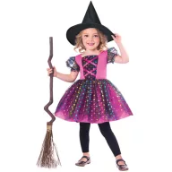 Hexe Rainbow Kostüm 1-2 Jahre