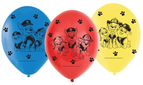 Paw Patrol Heroes Ballon, Luftballon 6 Stück 9 Zoll (22,8 cm)