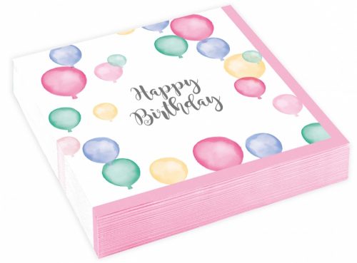 Happy Birthday Serviette (20 Stücke) 25*25 cm