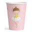 Balett Little Dancer Ballerina Papierbecher 8 Stk 250 ml