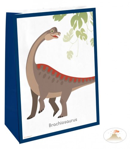 Dinosaurier Happy Papiertüte 4 Stk.