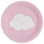 Regenbogen Rainbow and Cloud und Wolke Pappteller 8 Stk. 18 cm