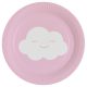 Regenbogen Rainbow and Cloud und Wolke Pappteller 8 Stk. 18 cm