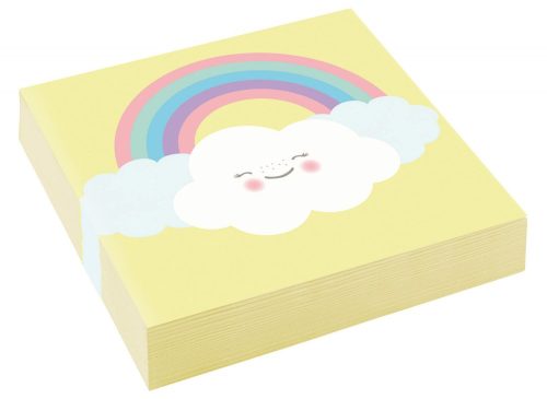 Rainbow and Cloud Serviette (20 Stücke) 25*25 cm