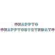 Pokémon Initial Happy Birthday Schrift 200 cm