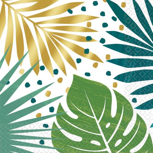 Key West Leaf Serviette 16 Stk. 33x33 cm