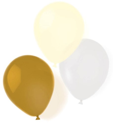 Gold Brush Folienballon (8 Stücke) 10 inch (25,4 cm)