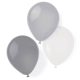 Silber Silver Dream Ballon, Luftballon 8 Stück 10 Zoll (25,4 cm)