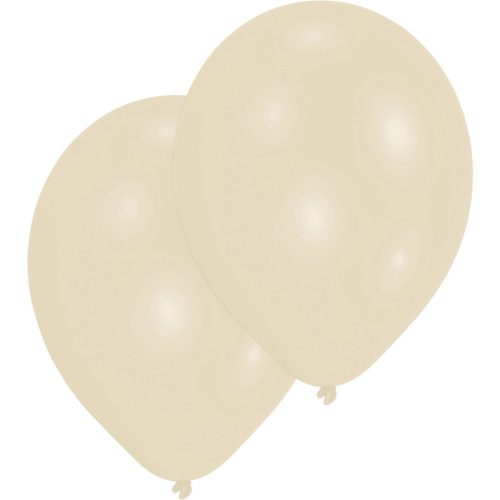 Luftballon (10 Stücke, 27,5 cm) Vanilla Cream
