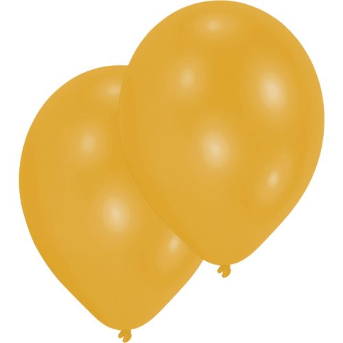 Luftballon (10 Stücke, 27,5 cm) Metallic Gold