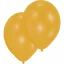 Farbe Metallic Gold Goldener Ballon, 10 Stk. 11 Zoll (27,5 cm)