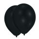 Schwarz black Ballon, Luftballon 25 Stück 11 Zoll (27,5 cm)