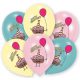 Geburtstag Cake Happy Birthday Ballon, 6er Set, 11 Zoll (27,5 cm)