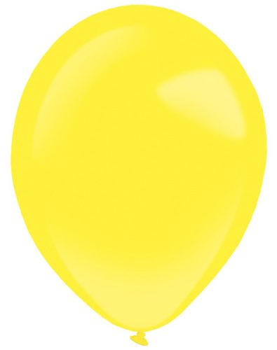 Gelb Yellow Sunshine Ballon, Luftballon 100 Stück 5 Zoll (13 cm)