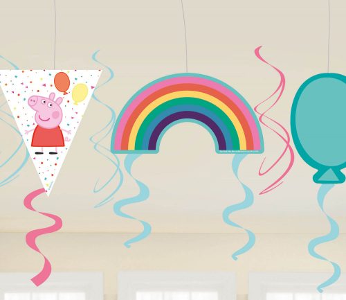 Peppa Wutz Confetti Band Dekoration 6-teiliges Set