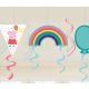 Peppa Wutz Confetti Band Dekoration 6-teiliges Set