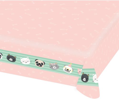  Haustiere Hello Pets Papier Tischdecke 115x175 cm