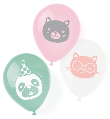  Haustiere Hello Pets Ballon, 6 Stk 9 Zoll (22,8 cm)