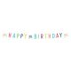 Geburtstag Konfetti Happy Birthday 18 Schild 180 cm