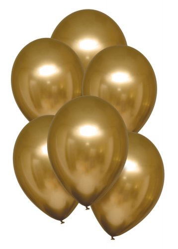 Satin Gold Ballon, Luftballon 6 Stück 11 Zoll (27,5cm)