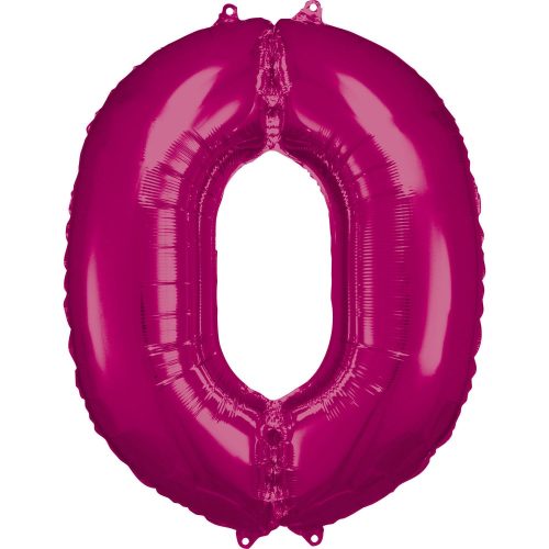 pink Riesenfigur Folienballon Größe 0, 88*66 cm
