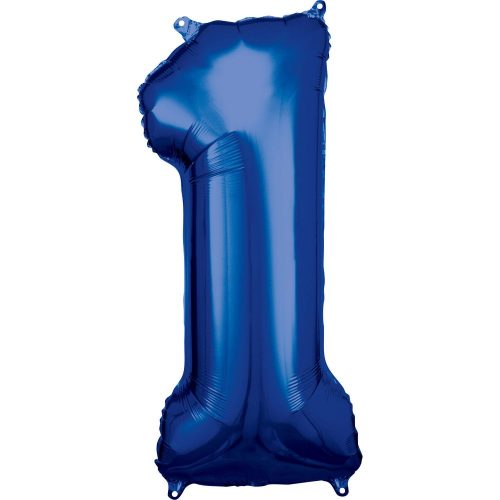 blue Riesenfigur Folienballon 1 Größe, 86*33 cm