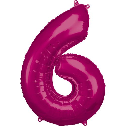 pink Riesenfigur Folienballon 6-Zoll, 88*55 cm