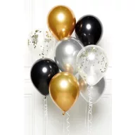   Farbe Fashion Happy Birthday Ballon Set, 8 Stk, 11 Zoll (27,5 cm)
