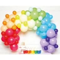 Farbe Rainbow Ballon, Ballongirlande 78-teiliges Set