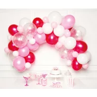 Farbe Pink Luftballongirlande Set mit 70 Stück