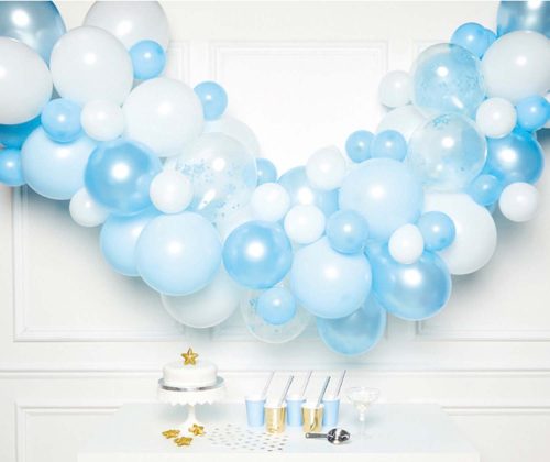 Farbe blue Ballon, Luftballon Girlande 70 Stück Set