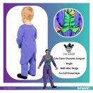 Batman Joker Baby Kostüm 6-12 Monate