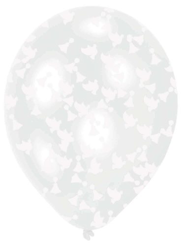 Hochzeit Clear Gefüllter Ballon, Luftballon 6 Stück 11 Zoll (27,5 cm)