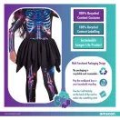 Halloween Neon Girl Skelettkostüm 3-4 Jahre