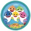 Baby Shark Music Pappteller 8 Stk. 23 cm
