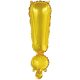 Buchstabe Gold, Gold ! Buchstaben-Folienballon, 43 cm