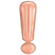Buchstabe Rose Gold ! Buchstaben-Folienballon, 103 cm